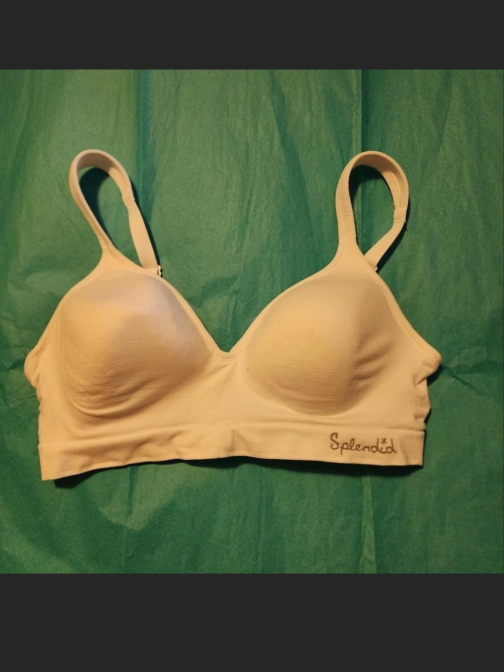 Splendid  White Padded Wireless Comfort Bra